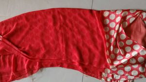 Red Polka Dot Scarf