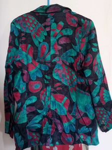 Vintage Patterned Blazer