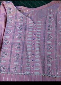 Khadi Cotton Kurti Pant Set