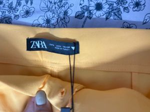 Zara L Mini Crop Flare Trouser