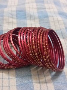 Red &amp; Purple Bangles