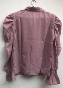 Shirt With Puff Sleeves