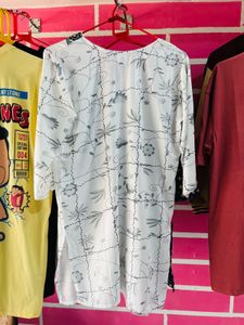 Rayon Print Tunic Top