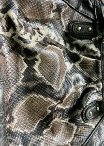 Crocodile 🐊 Metalic Grey Bag