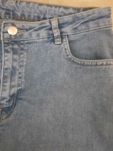 Denim Midi Skirt