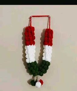 Crochet Ganesh Ji Red Garlend