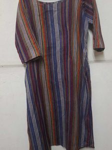 Blue Striped Top