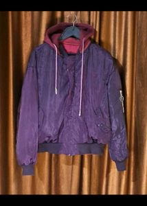 Stylish Reversible Hooded Jacket Size 48 to 50 inc