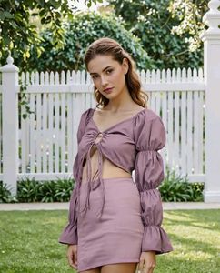 Lavender Two-Piece Set