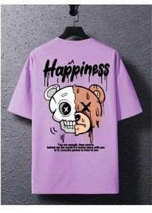 Lilac Happiness Bear Graphic Tee Pack Of 1