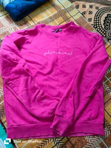 Pink Sweat Shirt For Women