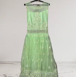 Elegant Green Ethnic Gown