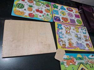 Kids&#39; Wooden Puzzles (4)