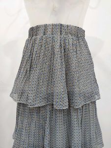 Tiered Midi Skirt