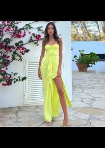 Halter Neck Ruched Maxi Dress