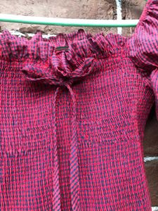 Red &amp; Blue Stripe Top