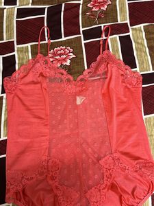 Sexy Red Imported Bodysuit