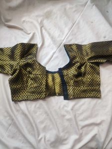 Gold With Black Blouse