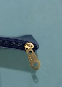 Smytten Navy blue Leather Wallet