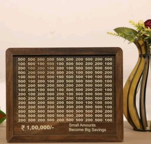 Wooden Money Piggy Bank