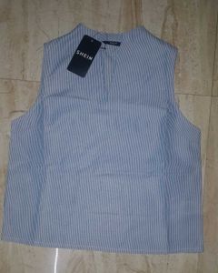 Chic Striped Sleeveless Top