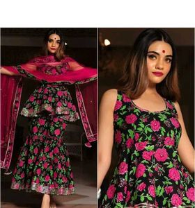 Floral Print Kurta Set