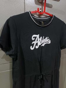 Cute Black T-Shirt Dress