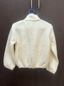 Cream Fleece Jacket