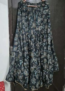 Floral Print Ethnic Skirt