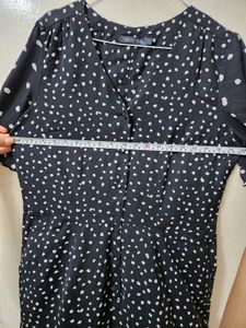 Printed Jumpsuit With Tie-up Belt