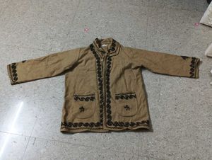 Vintage Embroidered Wool Cardigan