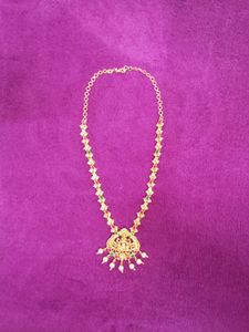 One Gram Lakshmi Devi Gold Necklace