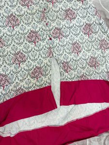Floral Print Kurta