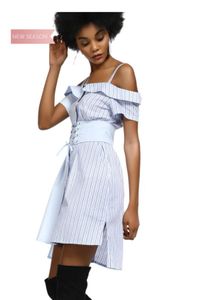 High Low Dress With Corset belt