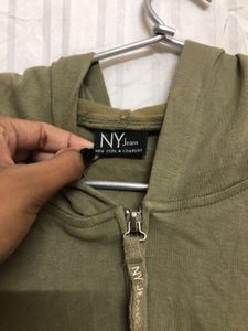 NY Jeans Olive Long Sleeve Jacket
