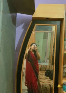 Black and Pink Saree With blouse❤️❤️