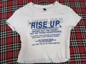 White Graphic Tee