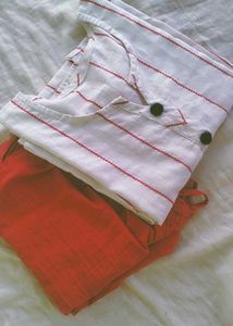 Striped Kurti Set