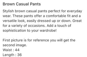 Brown Formal Suit : 2 Pcs