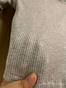 ZARA Bodyfit Top 🩶✨