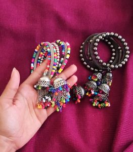 Colorful Jhumka Bracelet (bohemian style)