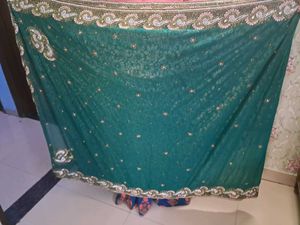 Heavy Work Beautiful Saree