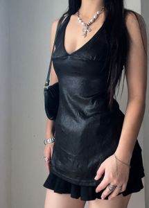 Black Halter Neck Top