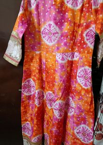 Full Length Gown With Front Cut