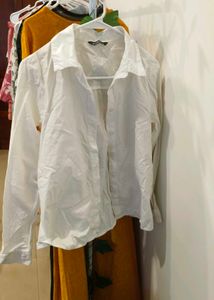 Basic White Cotton Shirt