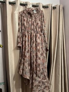 Printed Midi Dress And Ajio Dres