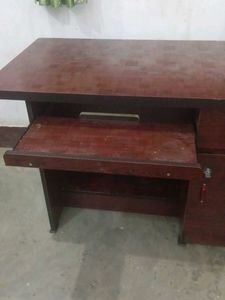Study Table With Drawers And Keyboard Drawer