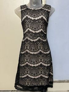 Pintrest Honey Branded Lace Mini Dress