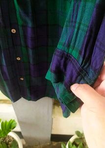 Plaid Shirt Dress