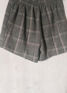 Cute Korean Plaid Skort